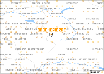 map of Brochepierre