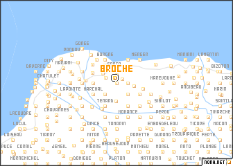 map of Broche