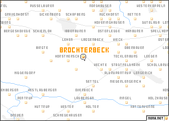 map of Brochterbeck