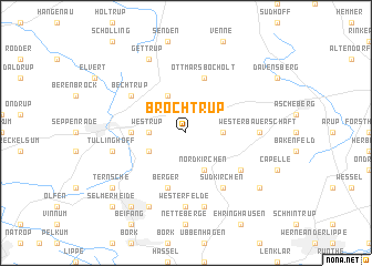map of Brochtrup