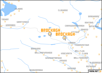 map of Brockagh
