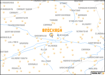 map of Brockagh