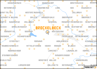 map of Bröckelbeck