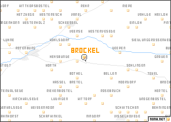 map of Brockel