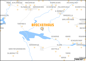 map of Brockenhaus