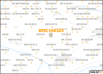 map of Brockhagen