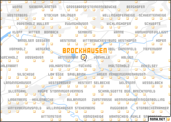 map of Brockhausen