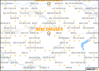 map of Brockhausen