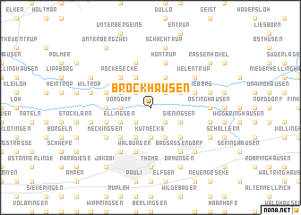 map of Brockhausen