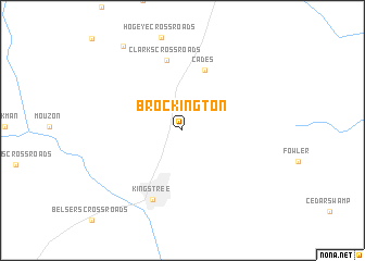 map of Brockington