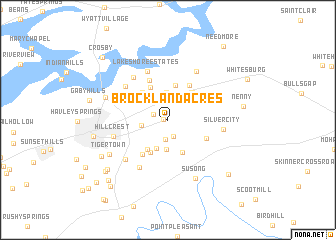 map of Brockland Acres