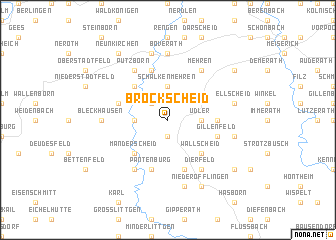 map of Brockscheid