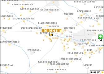 map of Brockton