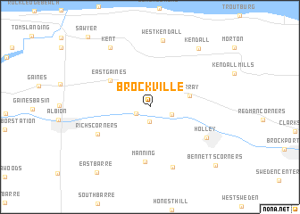 map of Brockville