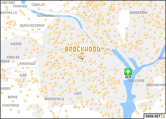 map of Brockwood