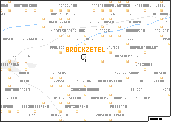 map of Brockzetel