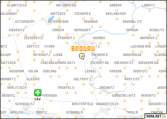 map of Brodau