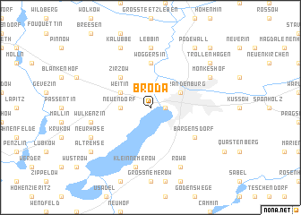 map of Broda