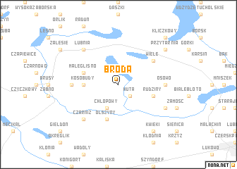 map of Broda