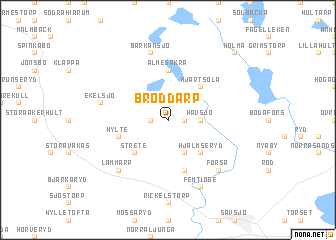 map of Broddarp