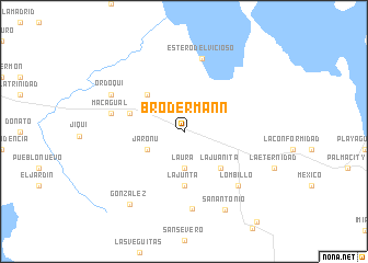 map of Brödermann