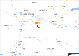 map of Brodi