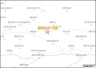 map of Brodnitsa