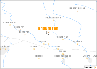 map of Brodnitsa