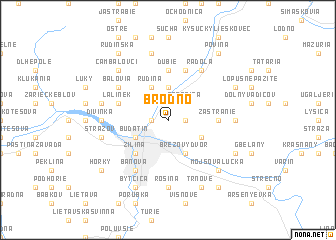 map of Brodno