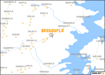 map of Brodoufla