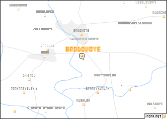 map of Brodovoye