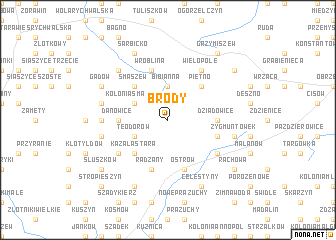 map of Brody