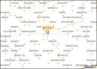 map of Brody