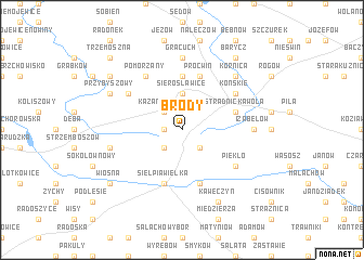 map of Brody