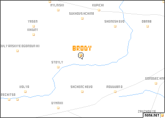 map of Brody