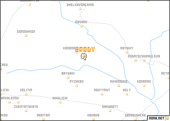 map of Brody