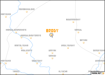 map of Brody