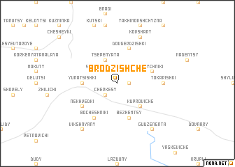 map of Brodzishche