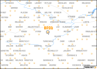 map of Brod