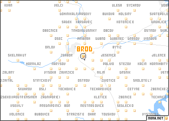 map of Brod