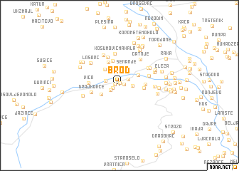 map of Brod