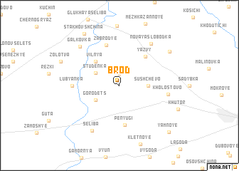 map of Brod