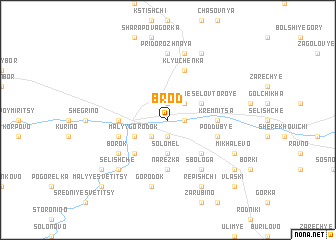 map of Brod