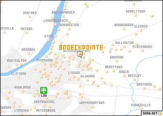 map of Broeck Pointe