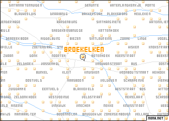 map of Broekelken