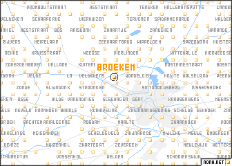 map of Broekem