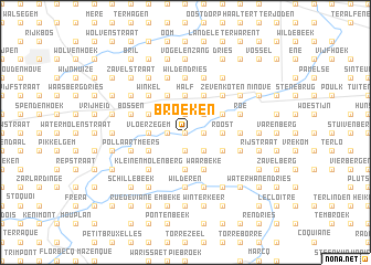 map of Broeken