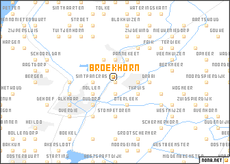 map of Broekhorn