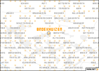 map of Broekhuizen