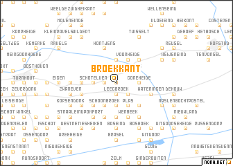 map of Broekkant